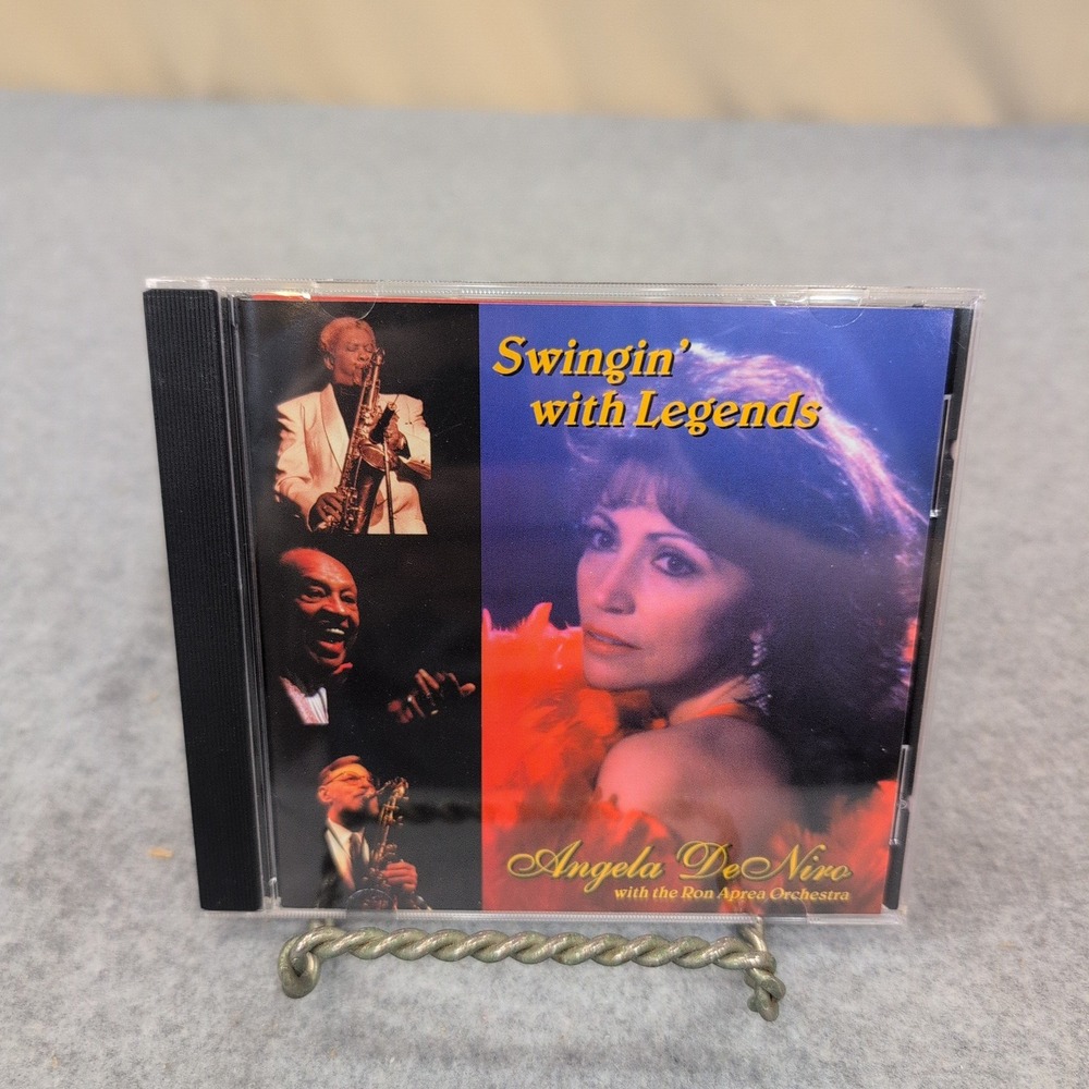 Angela DeNiro Swingin' with Legends CD Ron Aprea Orchestra Jazz 1998 260427 - Picture 1 of 2